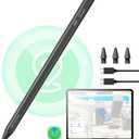 ESR Geo Digital iPad Pencil Findmy Compatible with Apple iPad 2018-2026,with Easy Shortcuts for Apple iPad A16/10/9/8 & Air 13/11 & Pro 12.9/13/11 & Mini 7/6/5,Black(No Wireless Charging)