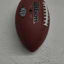 Wilson NFL MVP Football with Pump and Tee - Junior Size, Brown