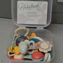 hahaland Baby Toys 0-6 Months - Baby Rattles Teething Toys 3-6 Months, Newborn Infant Toys 6-12 Months, Teether Grasping Shaker Toy Baby Gifts 6 5 4 3 Month Old Must Haves Montessori Rattle for Babies