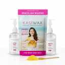 Hard Wax beads for Hair Removal Bundle | Beads + Pre-Wax Lotion + After-Wax Lotion