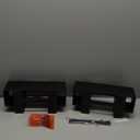 Mr IRONSTONE Firewood Rack Outdoor Indoor, Adjustable to ANY Length Firewood Log Rack Brackets Kit, Heavy Duty Fire Wood Storage Racks, Fireplace Wood Holder for Patio Deck (Black)