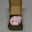 SHIMIDO Body Powder Puff and Container, 3.15" Portable Empty Body Powder Container for Baby Women's Loose Dusting Powder, Powder Case Box with Lids for Bath, Travel and Home Use (Old time)