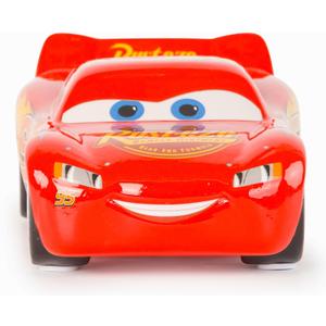 Jay Franco Disney Pixar Cars Lighting McQueen Ceramic Piggy Bank - Kids Room Decor & Racecar Coin Bank - Children's Learning Resource, 4 inches x 8.5 inches x 3 inches