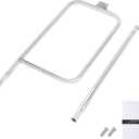 QuliMetal 65032 Grill Burner Tube for Weber Q3200, Q3000, Q320, Q300, 404341, 57060001, 586002 Gas Grills, Replacement Kit for Weber Q3 Series, Replaces 60036, 80385, 304 Stainless Steel, 22.75 inch