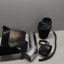 PHILTOP Cold Air Intake System Aluminum Polished High Flow Replacement Compatible with 2007-2008 Cadillaaac Escalade 6.2L V8, High Permance Compatible with Filters