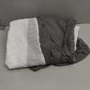 Cathay Home Double Brushed Microfiber Pleated Easy Fit Bed Skirt, Ultra Soft, Fade and Wrinkle Resistant - Gray, Queen