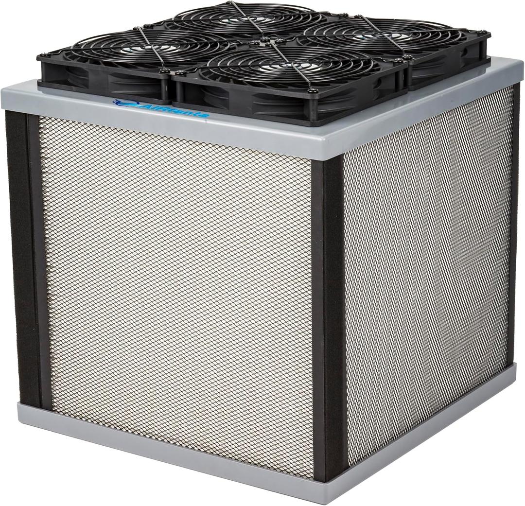 3Pro, Air purifer for house up to 3229ft2, CADR super large 430cfm, collapsible, can be packed into a 20 inch suitcase. UL and CARB certificated. (3Pro(with HEPA+Carbon filters))