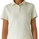 Women's Slim-Fit Polo Shirt - UV Protection, Moisture-Wicking, Stretchy Fabric for Golf & Daily Wear S