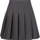 Skirts for Girls Pleated Skirt A-line Tennis Outfits High Waisted School Uniform Skirts with Shorts