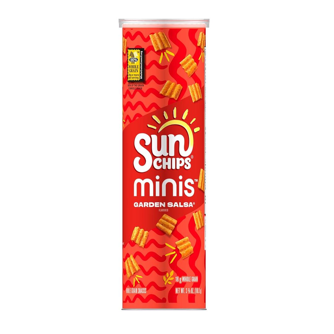 Frito Lay, Sunchips Minis Garden Salsa, 3.75 Ounce (EXP 11/03/26)