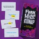 Hasbro Gaming Fork Milk Kidnap Game for Adults Only, an Adult Party Game of Questionable Choices, Ages 17+, for 3 to 10 Players, Hilarious NSFW Card Games (Multicolor)