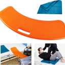 LOSCHEN Slide Transfer Board with Tubular Slide Sheet 24"x16", Slide Assist Device for Transferring or Seniors from Wheelchair to Bed, Toilet, Tub, Car, Weight Capacity 440 lbs