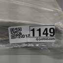 Storage Box with plastic Cover 17.5" * 17.5" (cream white )