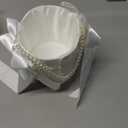 Flower Girl Baskets for Wedding,Ivory Flower Girl Basket With Pearl Handle Set of 2,Wedding Baskets for Flower Girls