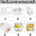 2026 Graduation Decorations, White Graduation Decorations, Balloons Boxes (4PCS) with Letters 2026 GRAD So Proud of You, Congrats Grad Decorations for High School & College