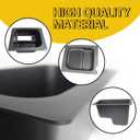Underseat Storage Box Compatible with 2015-2021 Polaris Ranger 500/570 Mid-Size Accessories Under Seat Storage Bin Set Organizer Tray 50" Wide (fits: PRO-FIT Cage Model, 3PCS)