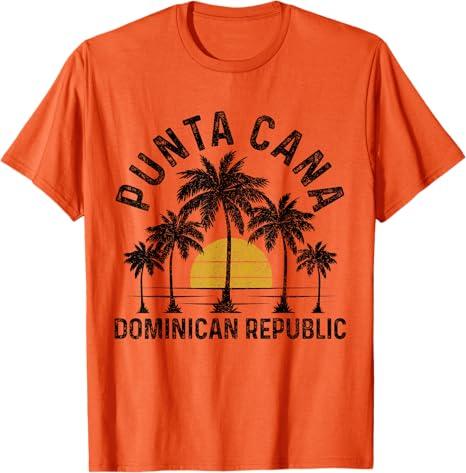 Punta Cana Dominican Republic Beach Surf Vintage T-Shirt Medium