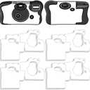 gisgfim 96 Pack Disposable Camera Sticker Wraps Compatible with Kodak Funsaver Disposable Camera One Time Single Use Cameras Wraps Sticker for Wedding Bulk DIY Template Design Baby Shower Party