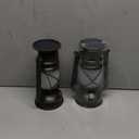 Solar Lantern Outdoor Hanging Solar Lights Dancing Flame Led Waterproof Camping Lamps, Landscape Decor for Table Patio Garden Yard Pathway Porch 2 Pack