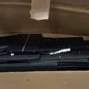 Fixwal 55 Inches Dresser TV Stand for Bedroom Black Dresser with LED Lights and Charging Station, 65-inch Long TV Stand with 7 Fabric Drawers for Bedroom, Closet