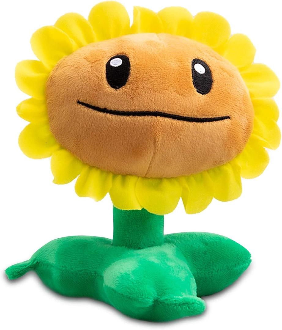 Maikerry 1 PC Plants Plush Toy PVZ Stuffed Figure Doll Sunflower Plush New for Children, Great Gifts for Kids and Fans