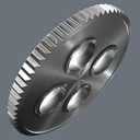 Wera 05004034001 8004 B Zyklop Metal Ratchet with Switch Lever, 3/8" Drive