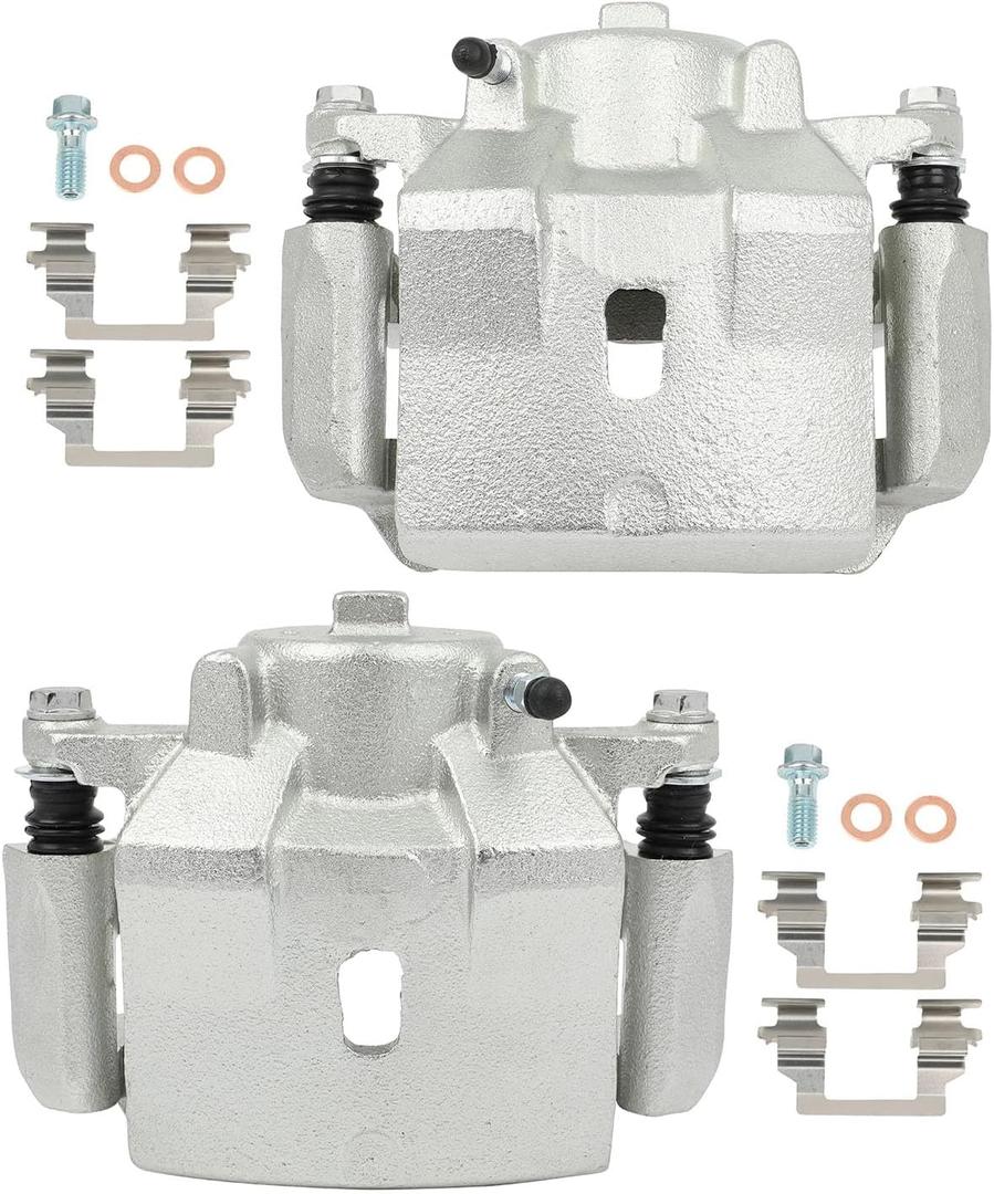 cciyu 18B4910A 18B4911A Front Left & Right Brake Calipers With Bracket For Chevy For Malibu,For Pontiac For G6/For Solstice,For Saturn For Aura/For Sky