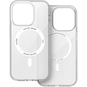 Native Union (Re Clear Case  Transparent Anti-Yellowing Case  MagSafe Compatible with Built-in Magnets  Recycled Materials  Ultra-Durable with Military Grade Drop Protection for iPhone 15 Pro