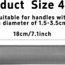 pson 4Pcs Silicone Pan Handle Sleeve, Heat-Resistant and Non-Slip Pot Handle Cover for Cast Iron Skillet, Frying Pan, and Kitchen Utensils(M)