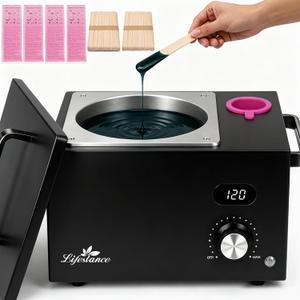 Lifestance 6.5 lb Digital Wax Pot for Hair Removal, 3L Wax Machine, 240℉