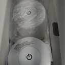 EZVALO 2 Pack Cordless Table Lamp IP65 Waterproof, Rechargeable Shower Lamp with 4500mAh Battery Operated, 3 Color Temps Dimmable LED Night Light for Living Room, Bathroom, Kitchen, Patio & Camping (Wood Grain)