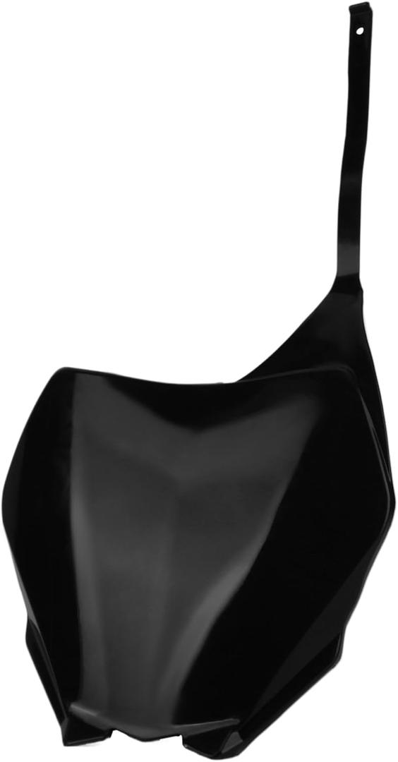 Motorcycle Number Plate, Dirt Bike Front Plate Compatible with WR 250 YZ 125 250 250F 450F CRF250R CRF450R-Black