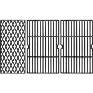 Hisencn Cooking Grates for Dyna Glo DGH450CRP DGH450CRP-D DGF493BNP DGH474CRP Gas Grill, Cast Iron Cooking Grates Replacement Part for Dyna Glo 4&5 Burner Gas Grill