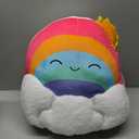 Squishmallows 14-Inch Sunshine Rainbow with Clouds - Large Ultrasoft Official Kelly Toy Plush
