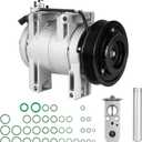 New AC Compressor with Clutch and Component Kit for Nissan Rogue 2008 2009 2010 2011 2012 2.5L 97490 98490
