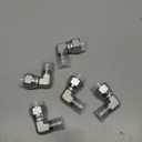 3/8’’ hydraulic fittings 90 degree, 3/8" Male JIC x 3/8" Female JIC Swivel, 5PCS