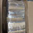 Geosar 800 Pcs Kraft Bags with Window Stand Up 7 X 10 Inch Pouches
