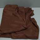 Brown Rectangle Tablecloth Waterproof Stain Resistant Wrinkle Free Table Cloth 210GSM Polyester Wipeable Table Cover for Party, Banquet, Indoor and Outdoor-Rectangular/Oblong, 60 x 102 inch