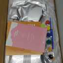 KeaBabies Baby Hand and Footprint Kit - Clay Handprint Keepsake Frame, Newborn Nursery Picture Frame, Personalized New Mom Gifts for Baby First Christmas Shower (Petal Pink) (Duo Frame, 13" x 7.8")