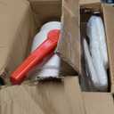 Midline Valve PVC Ball Valve Red T-Handle Water Shut-Off 6 in. Solvent Connections White Plastic (482T600)