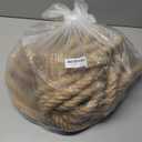 Vanhench Climbing Rope, Jute Rope 1IN X50Feet, Heavy Duty & Thick Rope for Tug of War Rope, Team Building Games for Carnival Party, Bundling, Sisal Rope, Hemp Rope for Nautical Rope Crafts Swing Rope