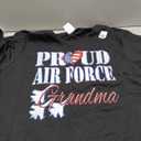 Proud Air Force Grandma Shirt US Heart Military Women. T-Shirt Size XL