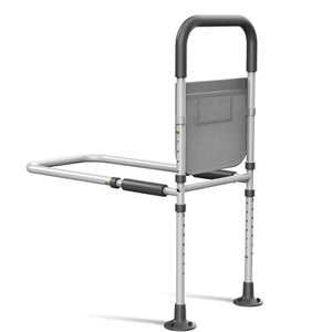 Bed Rails for Elderly Adults Safety: with Motion Sensor Light & Storage Bag -Adjustable Bed Assist Rail for Seniors - Side Bed Rail Handle Support Bar Bed Guard Rails - Fit King Queen Full Twin Bed