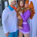 Halloween Costume Men Long Sleeve White Shirt and Pants Outfit with Scarf for Adult Cosplay Party (Blue, S)