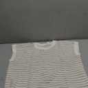 EVALESS Women's Sweater Vest Striped Pullover Tank Top Round Neck Cap Sleeve Lightweight 2026 Summer Casual Clothes, M