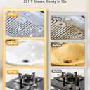 Handheld Steam Cleaner for Home, Portable Steamer for Cleaning with 6-Level Adjustable Handle, 1.47Qt Tank, 15s Heat-Up, 185" Reach & 16 Accessories  Clean Dirt, Car, Grout, Tile, Floor, Grease