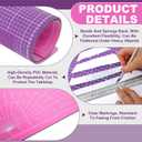 Pangda 1 Pcs 36 x 48 in Large Self Healing Cutting Mat for Sewing, Pink, 47.2"L x 35.4"W