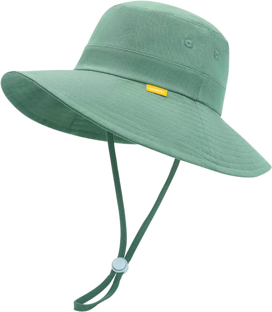 Baby Sun Hat Toddler UPF 50+ Kid Bucket Hats for Girl Summer Cap Boy Sun Protection Caps Wide Brim