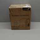 EUHOMY Smart Nugget Ice Maker Countertop, Pebble Ice Maker Machine with APP Control, 40lbs/24H, Ready in 7 Mins, Self-Cleaning, Portable Sonic Ice Makers with Hanging Ice Scoop for Home/Kitchen/Office (Black)