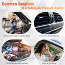 13587668 Air Conditioning Pressure Switch Compatible with Enclave Lacrosse CTS Escalade SRX XTS Camaro Cheyenne Colorado Corvette Equinox Express 1500 HHR Impala Malibu Silverado 1500